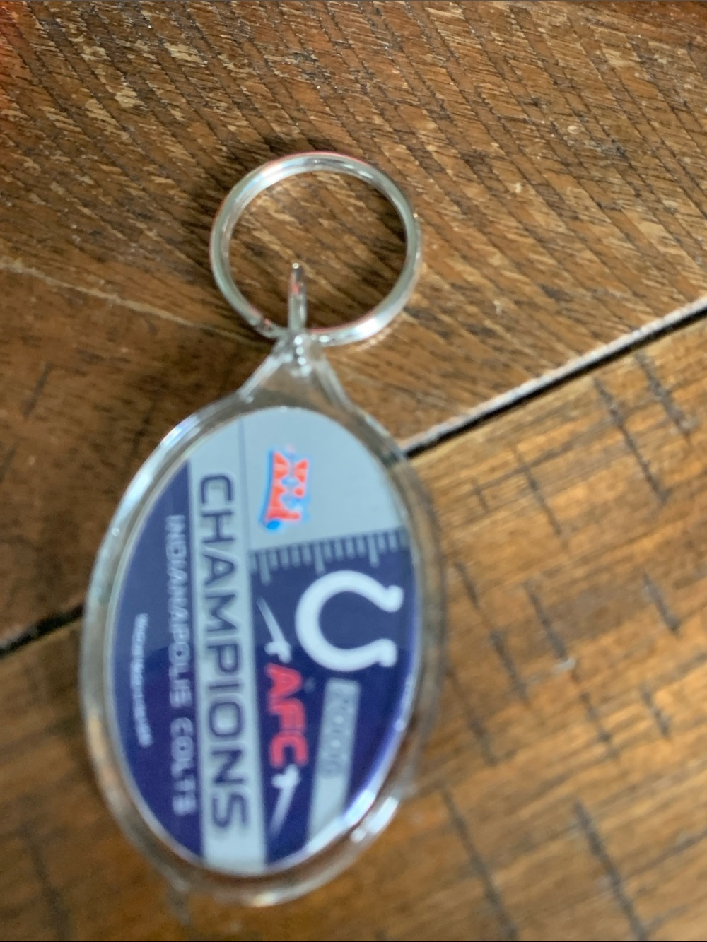 AFC Champions Blue Oval Keychain